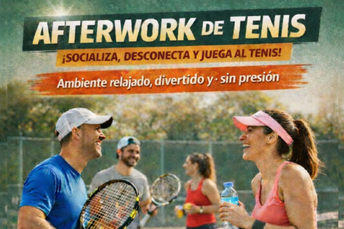 AfterWork de Tennis en la Escuela de Tenis del CTT Blas Infante de Sevilla, para después del trabajo